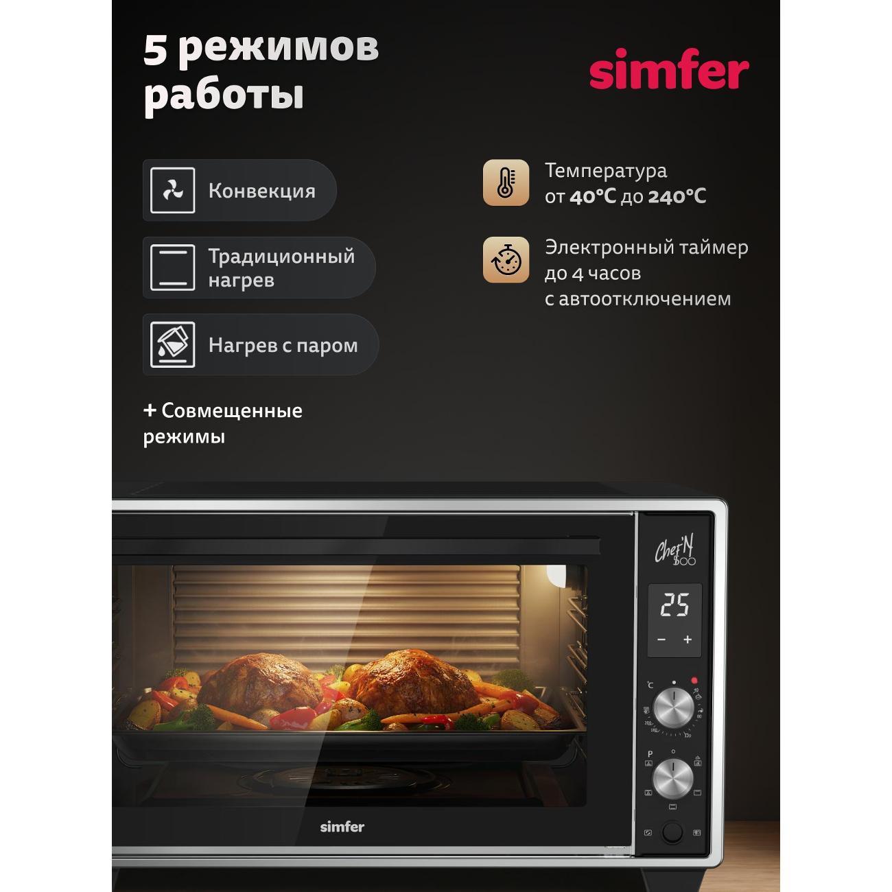 Мини печь Simfer M50B03