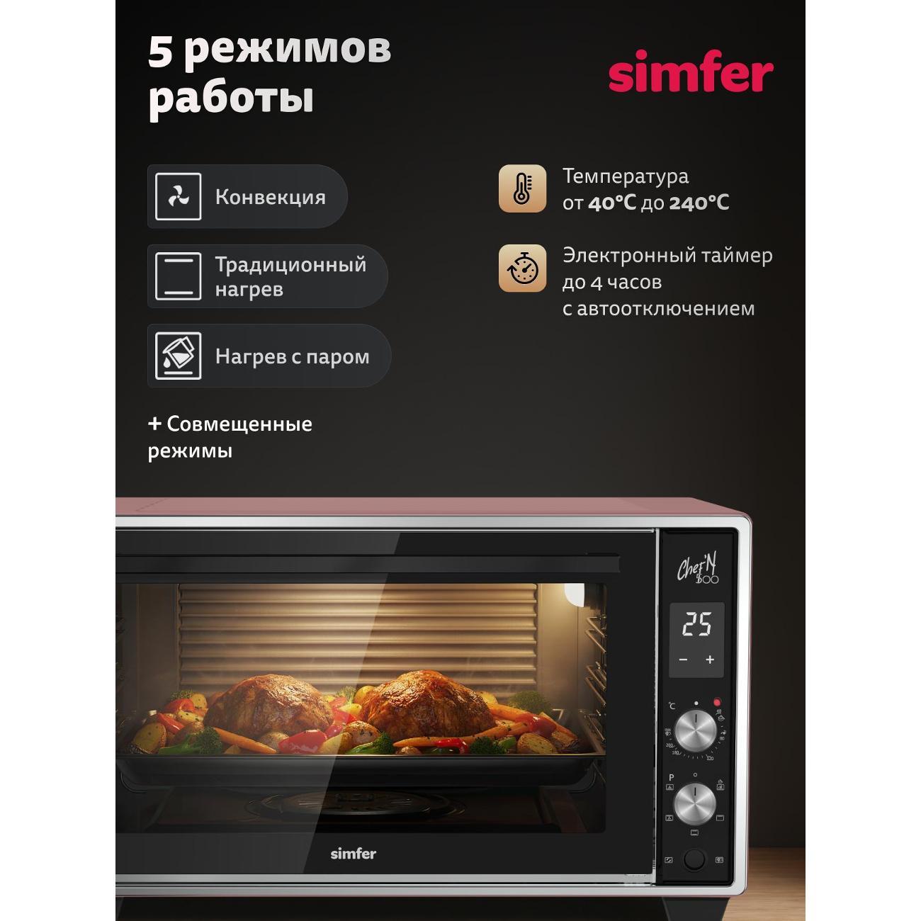 Мини печь Simfer M50X03