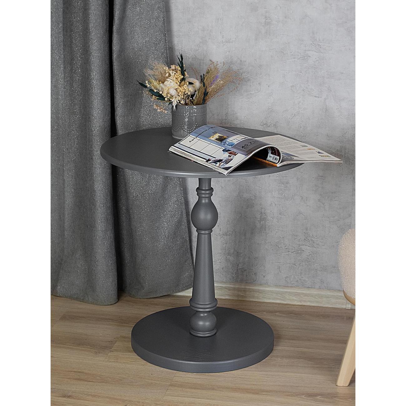 Стол журнальный Мебелик Рио 5 серый