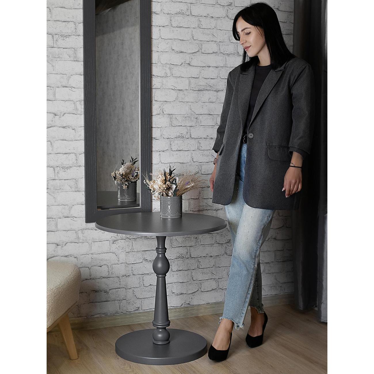 Стол журнальный Мебелик Рио 5 серый