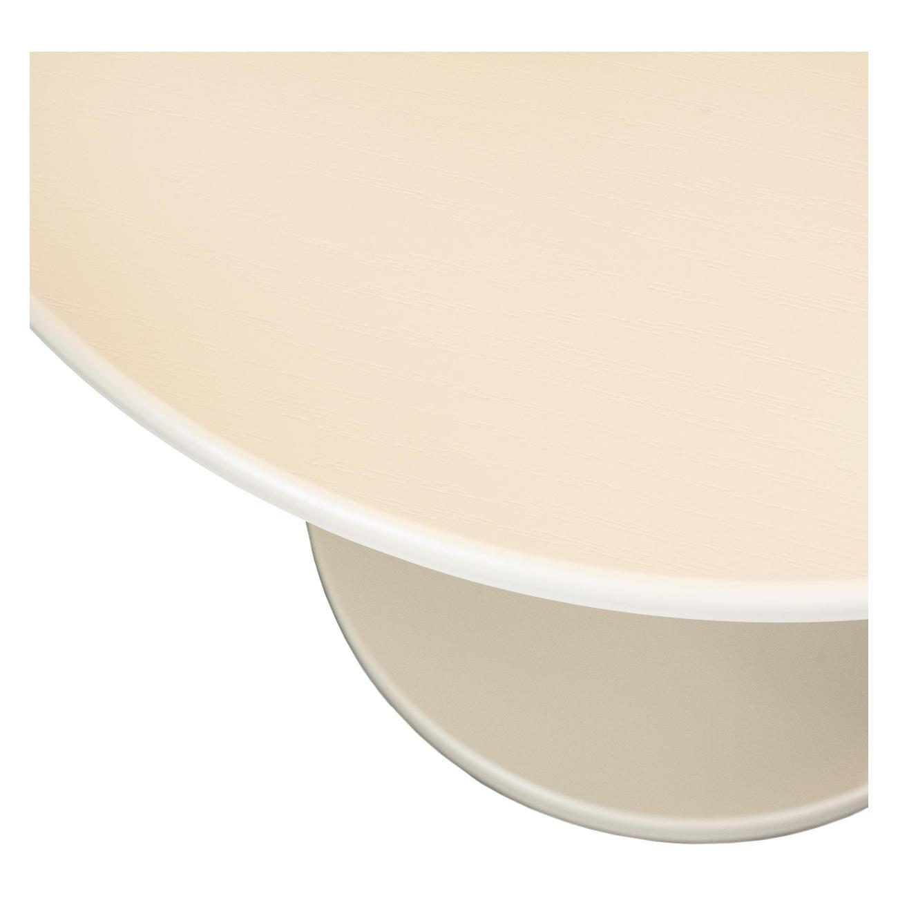 Стол журнальный Мебелик Рио 5 слоновая кость