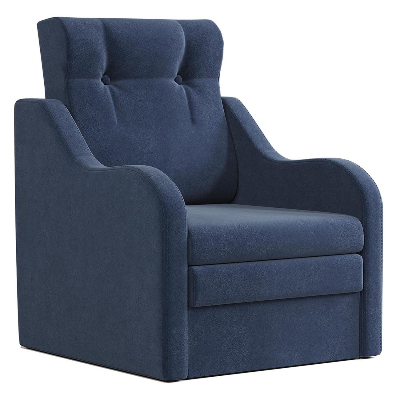 Кресло-кровать Шарм-Дизайн Классика В раскладной велюр Ультра миднайт