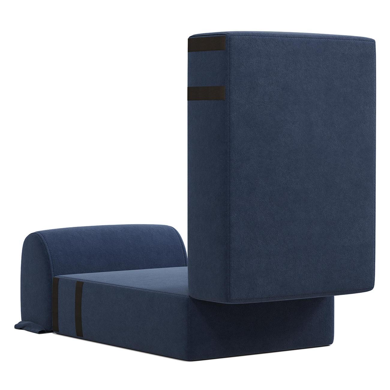 Кресло-кровать Шарм-Дизайн Рио раскладной велюр Ультра миднайт