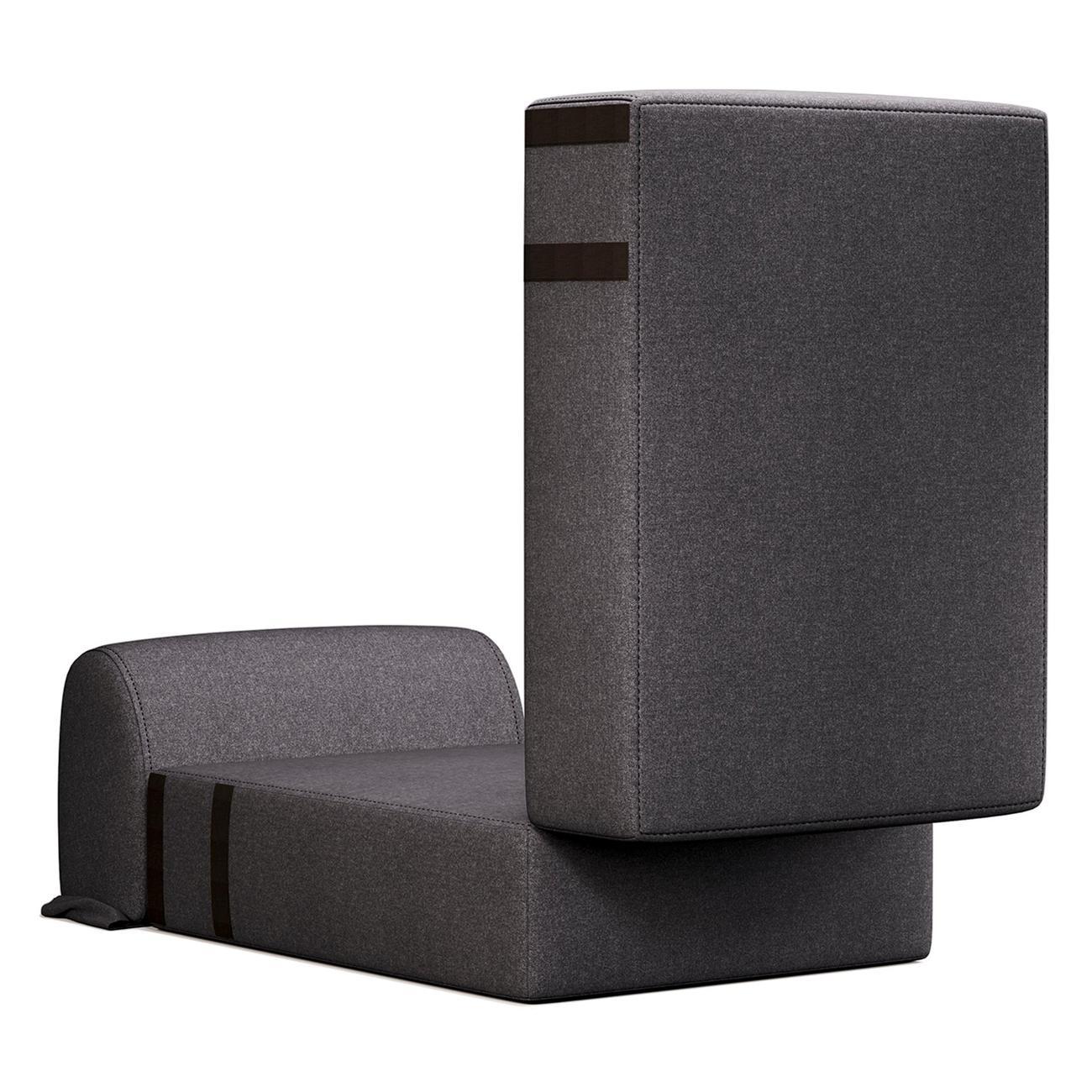 Кресло-кровать Шарм-Дизайн Рио раскладной темно-серый