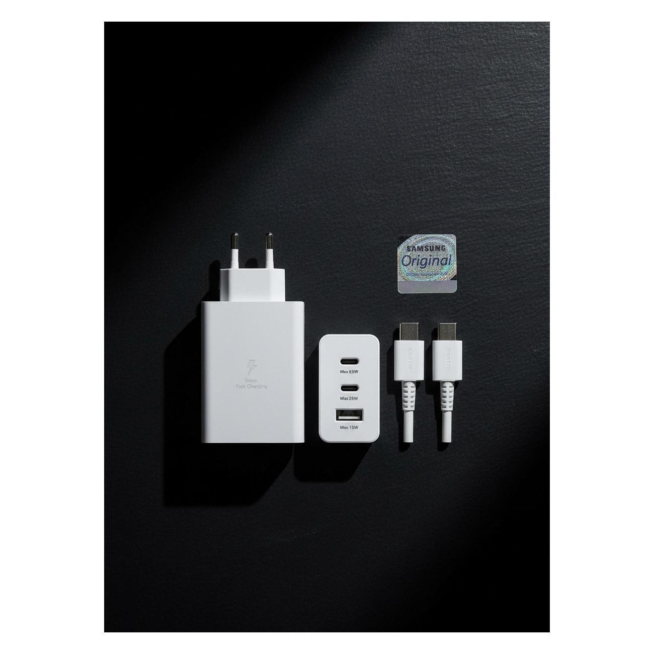 Зарядное устройство SAMSUNG Power Adapter Trio 65W White