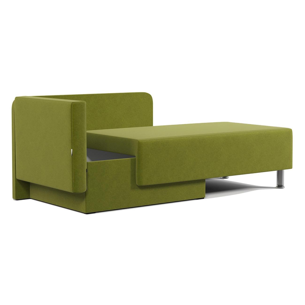 Кушетка Шарм-Дизайн Леон левый велюр Дрим эппл