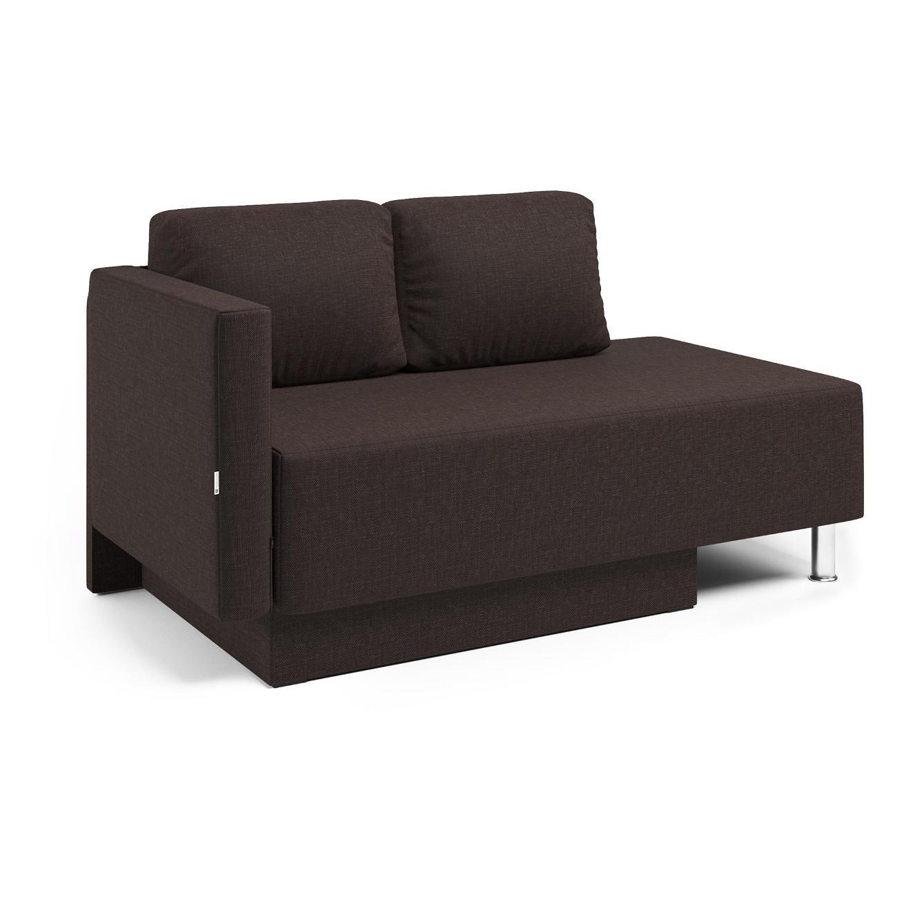 Кушетка Шарм-Дизайн Леон левый рогожка шоколад