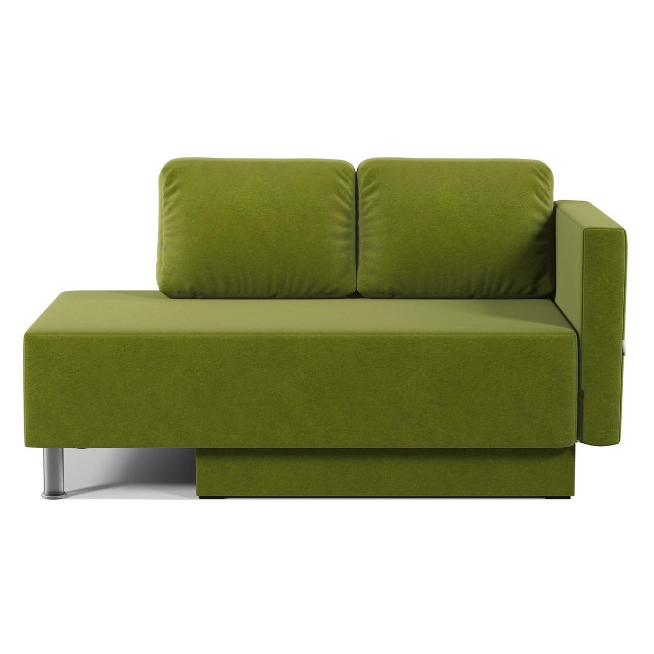 Кушетка Шарм-Дизайн Леон правый велюр Дрим эппл