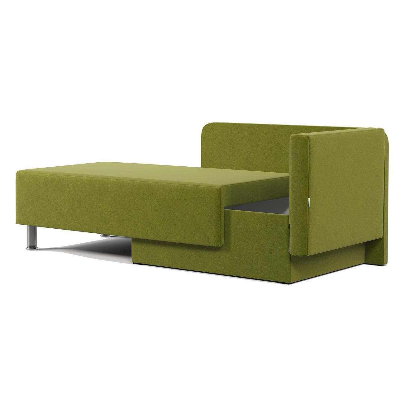 Кушетка Шарм-Дизайн Леон правый велюр Дрим эппл