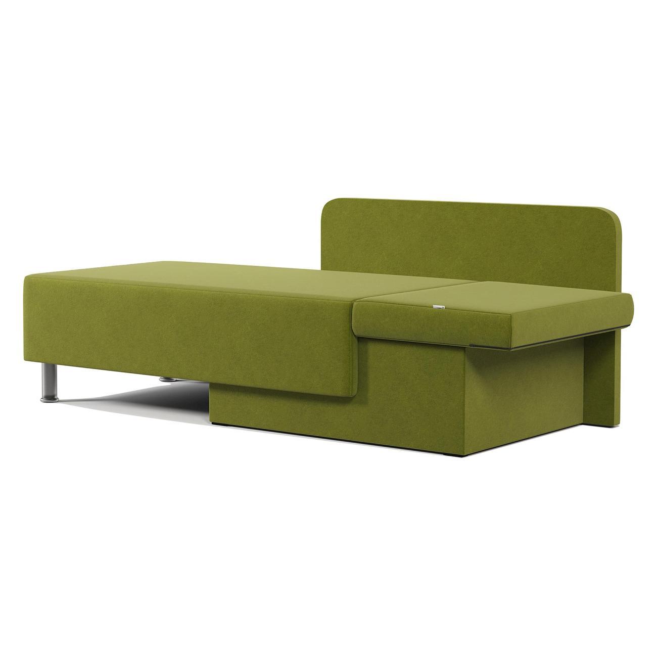 Кушетка Шарм-Дизайн Леон правый велюр Дрим эппл