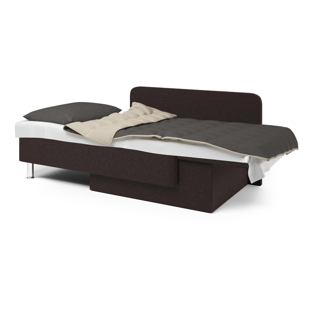 Кушетка Шарм-Дизайн Леон угол правый рогожка шоколад