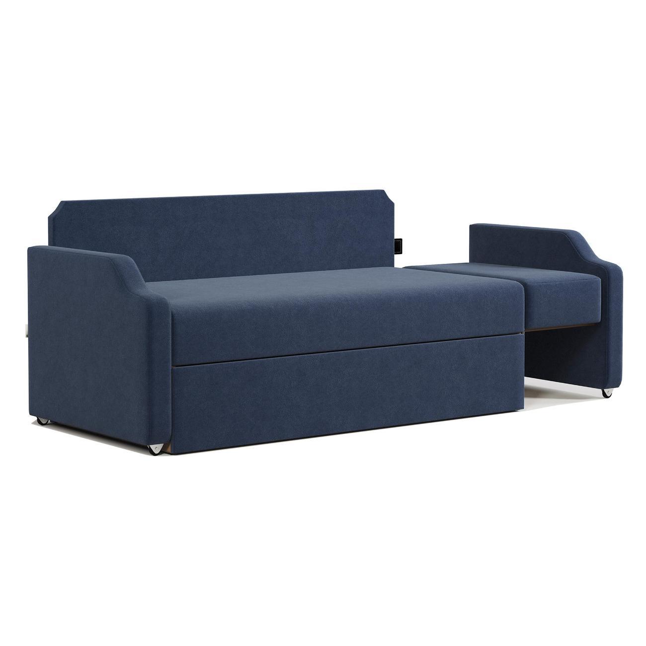 Кушетка Шарм-Дизайн Малыш велюр Ультра миднайт