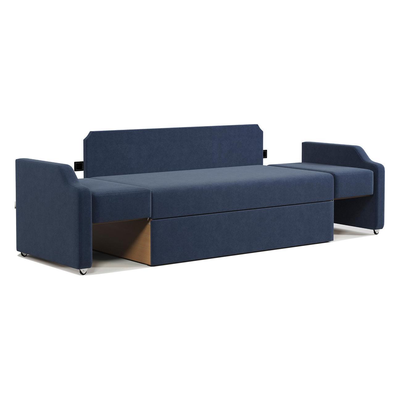 Кушетка Шарм-Дизайн Малыш велюр Ультра миднайт