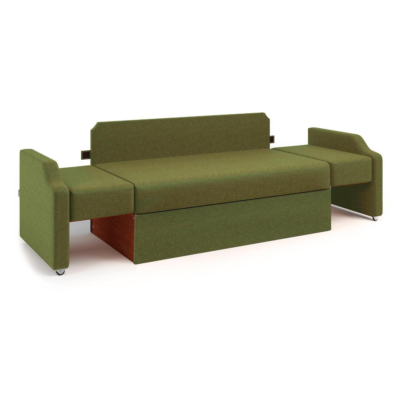 Кушетка Шарм-Дизайн Малыш зеленая рогожка