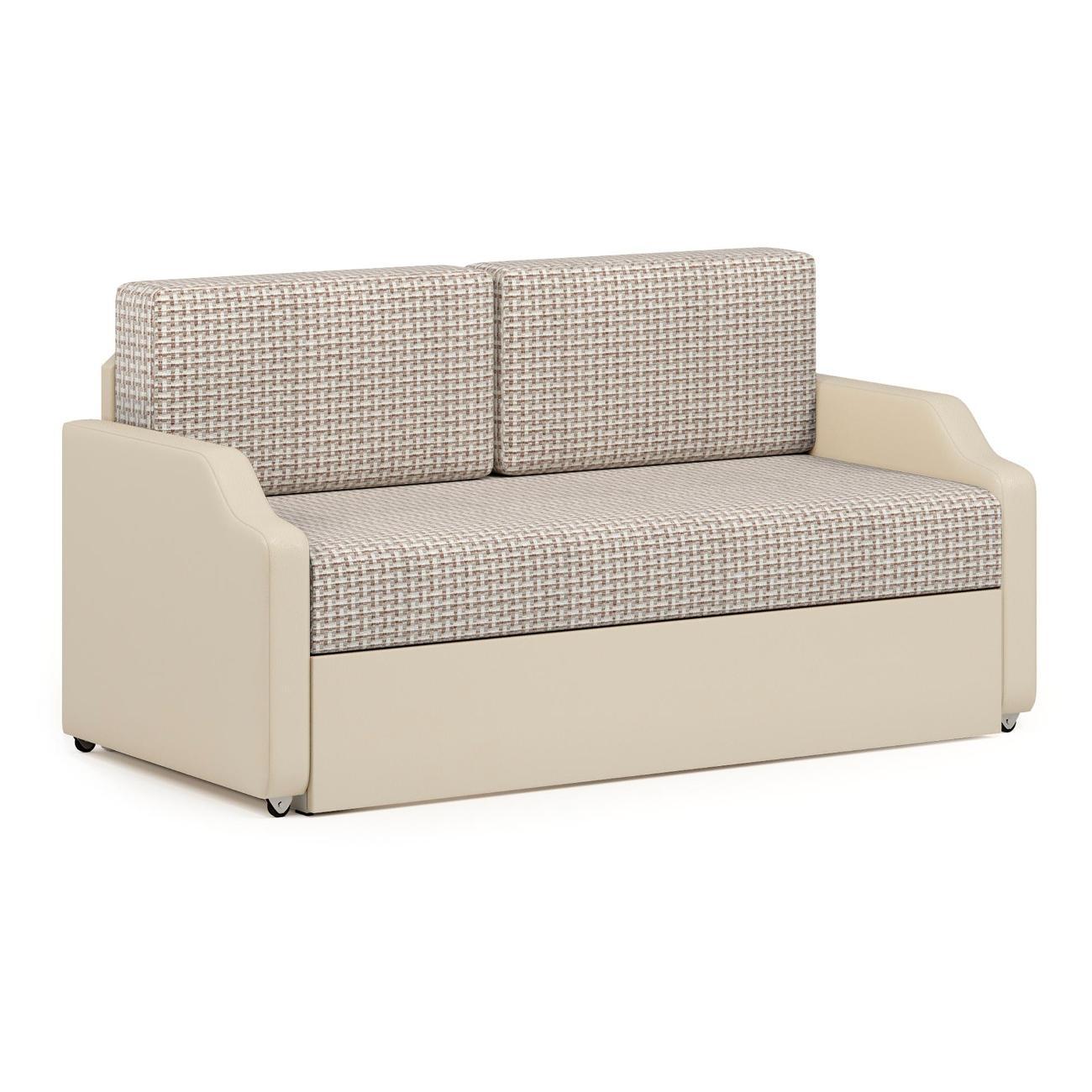 Кушетка Шарм-Дизайн Малыш Корфу бежевый и экокожа бежевый