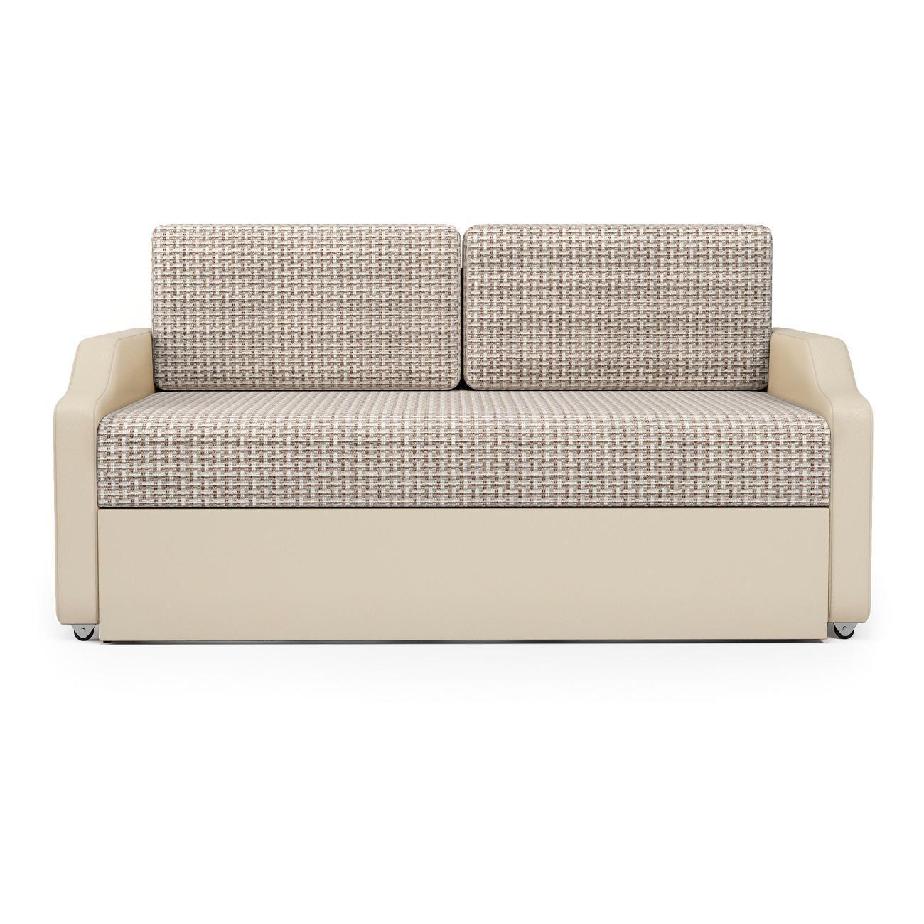 Кушетка Шарм-Дизайн Малыш Корфу бежевый и экокожа бежевый