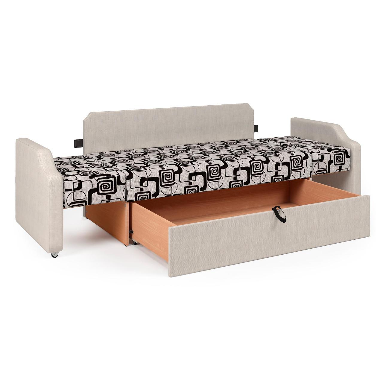 Кушетка Шарм-Дизайн Малыш шенилл бежевый ромб