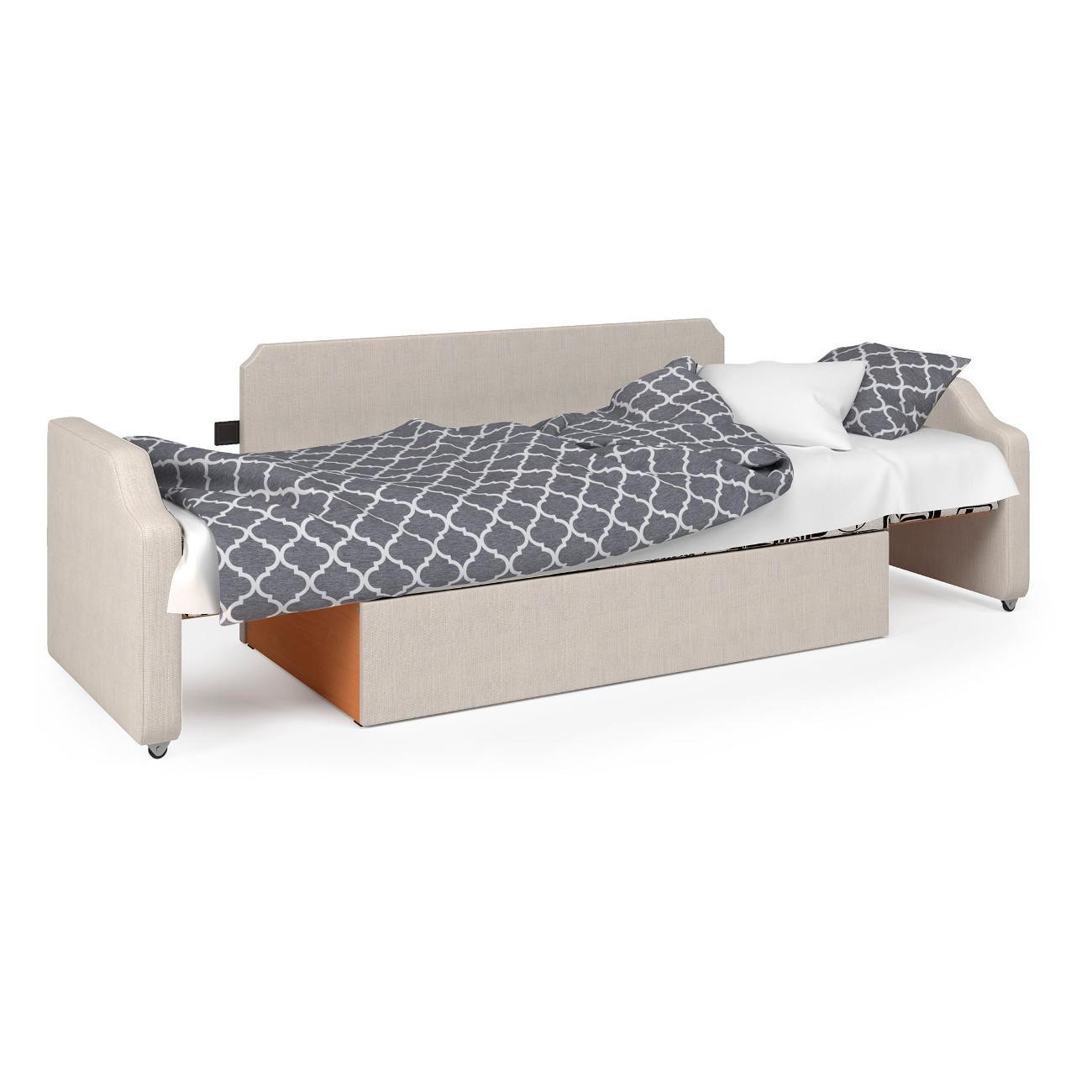 Кушетка Шарм-Дизайн Малыш шенилл бежевый ромб