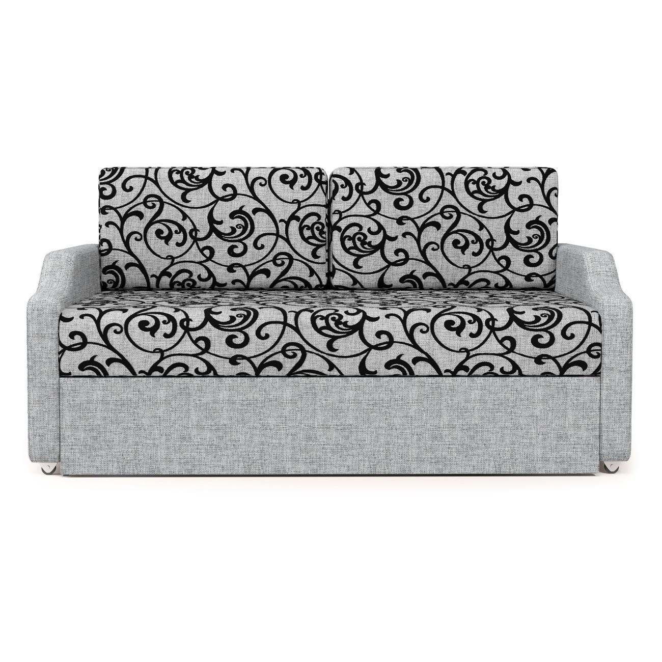 Кушетка Шарм-Дизайн Малыш шенилл серый узоры