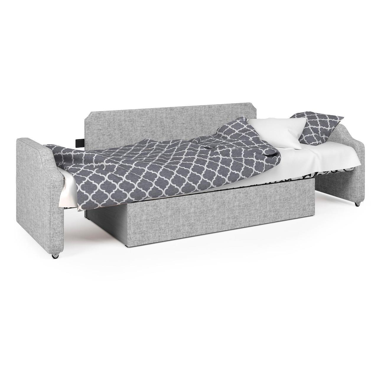 Кушетка Шарм-Дизайн Малыш шенилл серый узоры