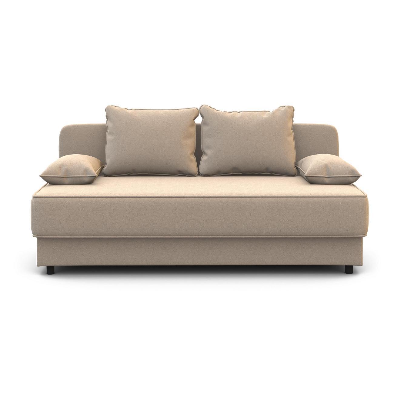 Кушетка Шарм-Дизайн Прима велюр бежевый