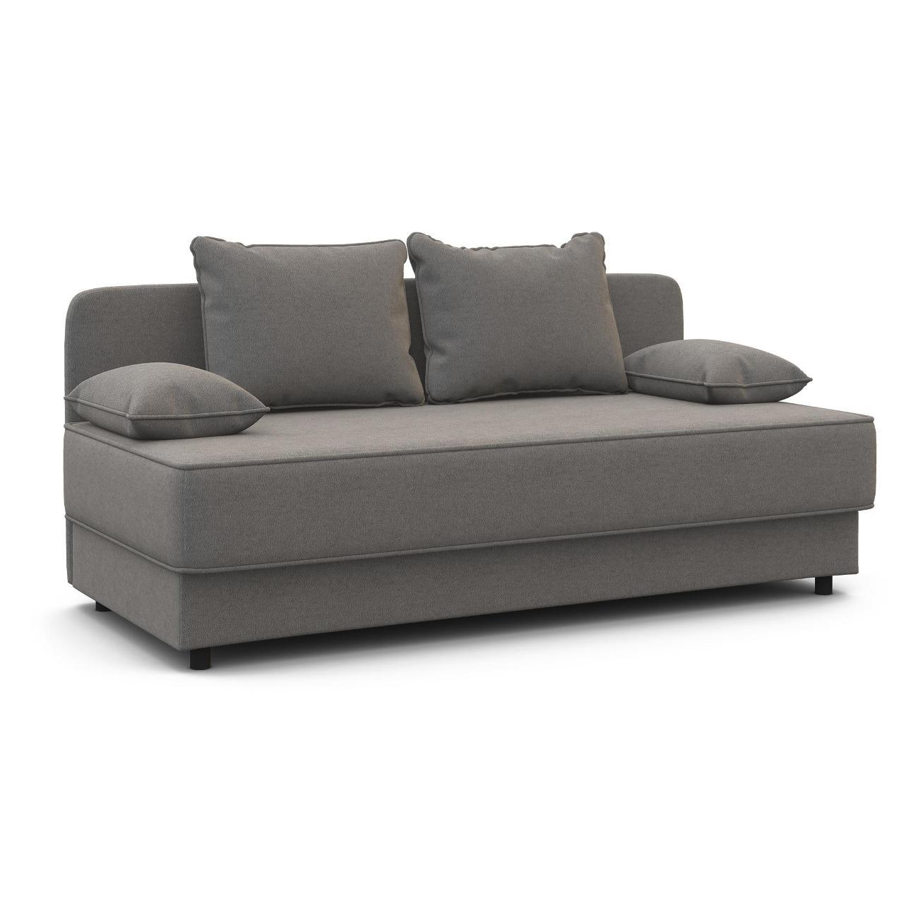 Кушетка Шарм-Дизайн Прима велюр серый