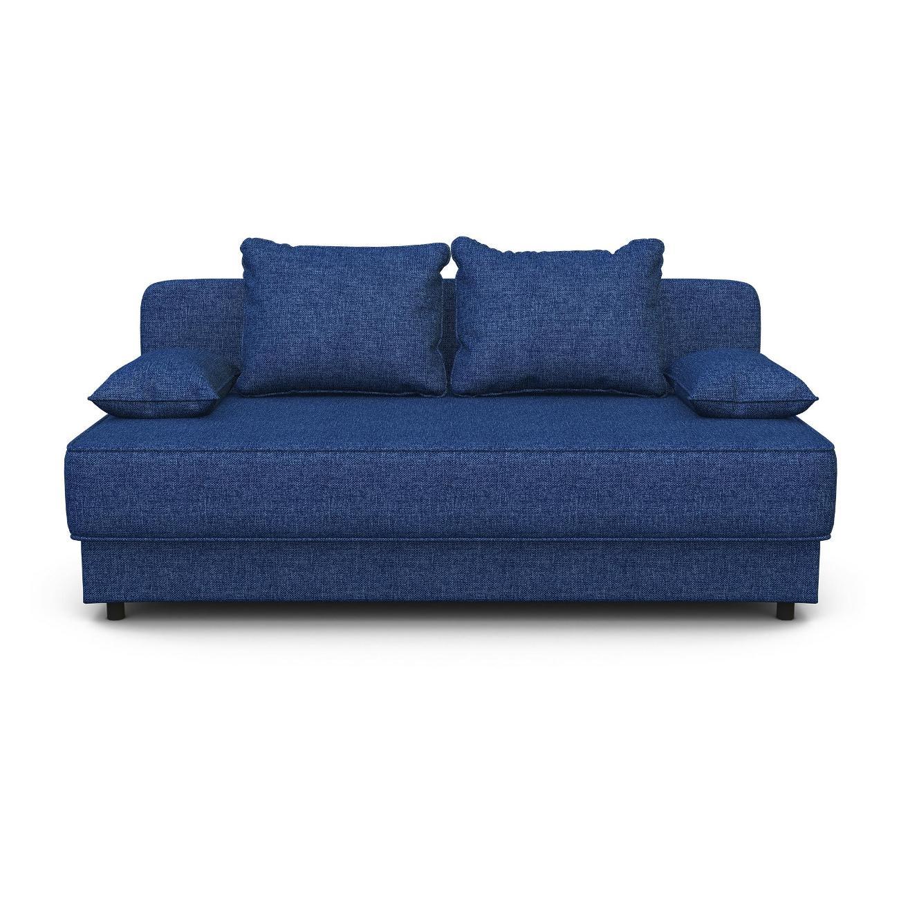 Кушетка Шарм-Дизайн Прима рогожка синий