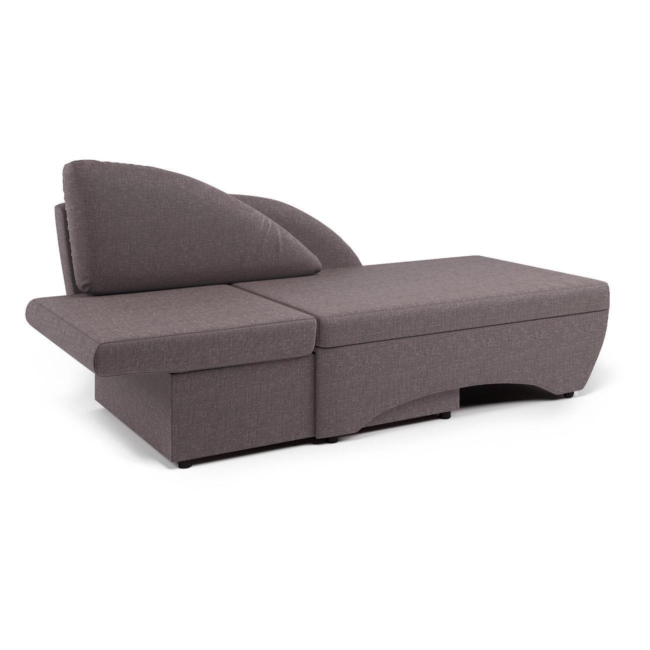 Кушетка Шарм-Дизайн Трио левый рогожка латте