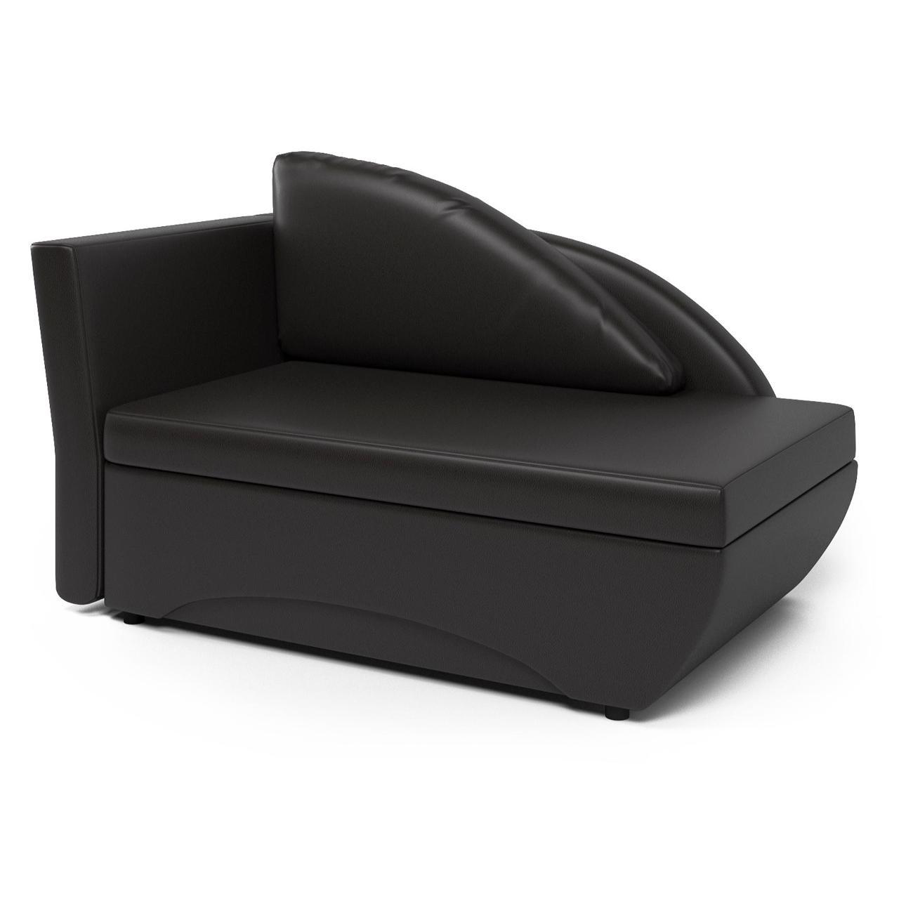 Кушетка Шарм-Дизайн Трио левый экокожа шоколад