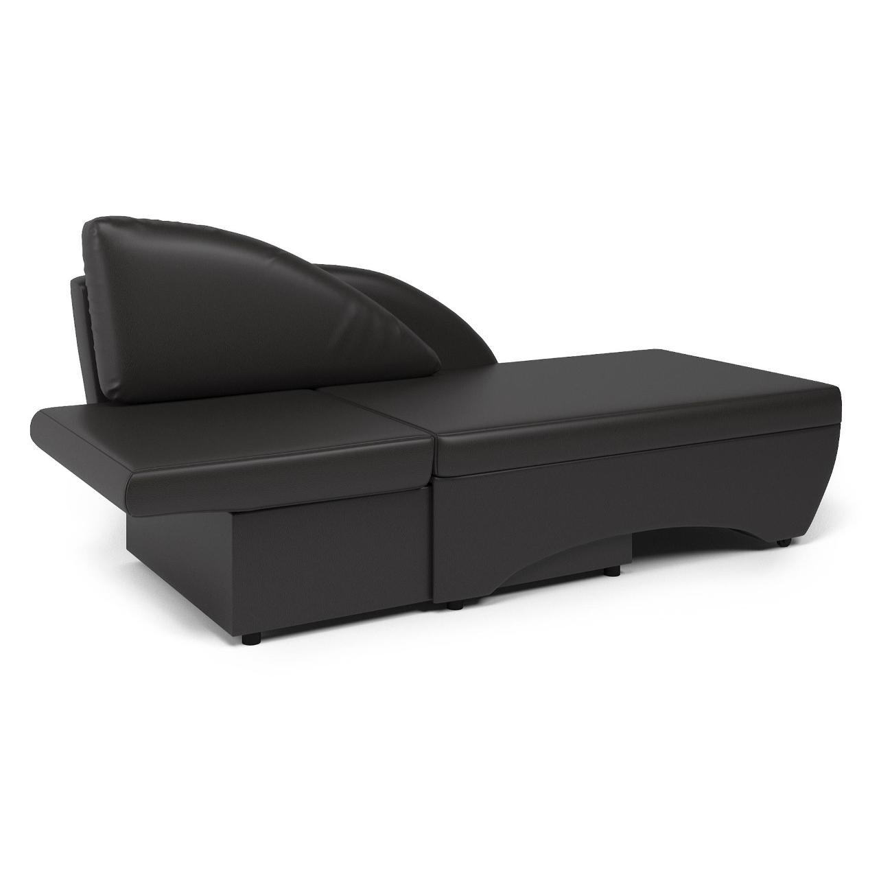 Кушетка Шарм-Дизайн Трио левый экокожа шоколад