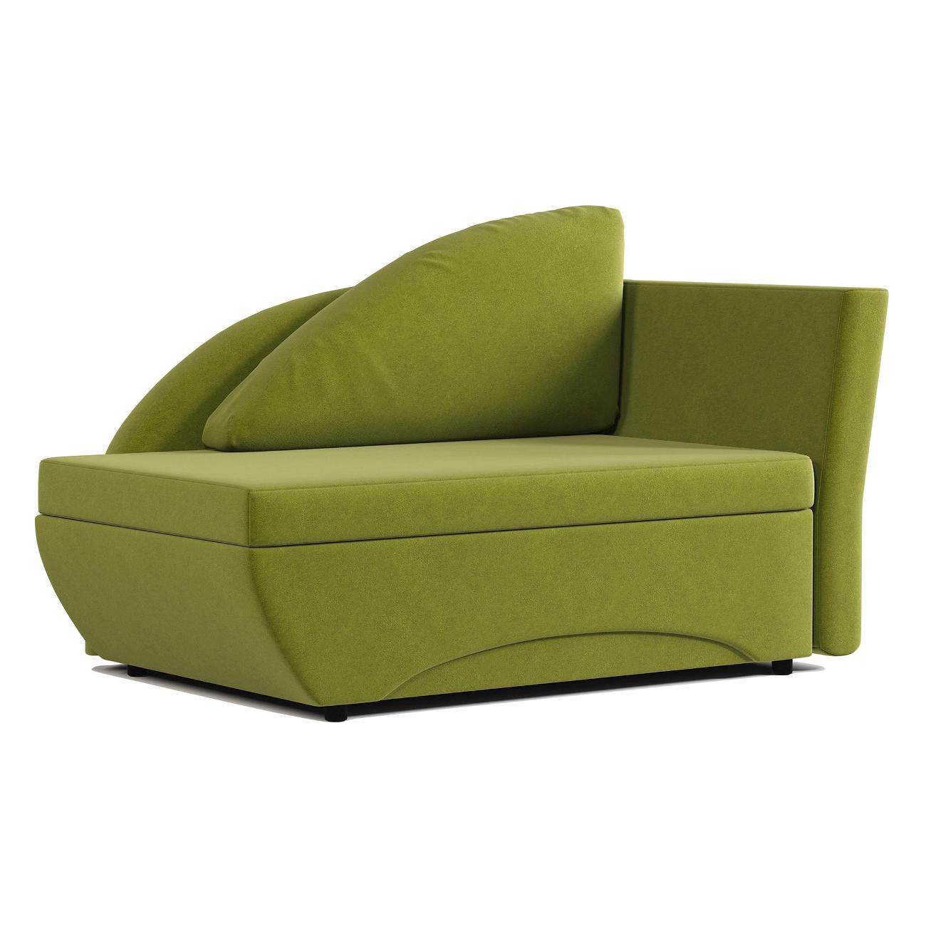 Кушетка Шарм-Дизайн Трио правый велюр Дрим эппл