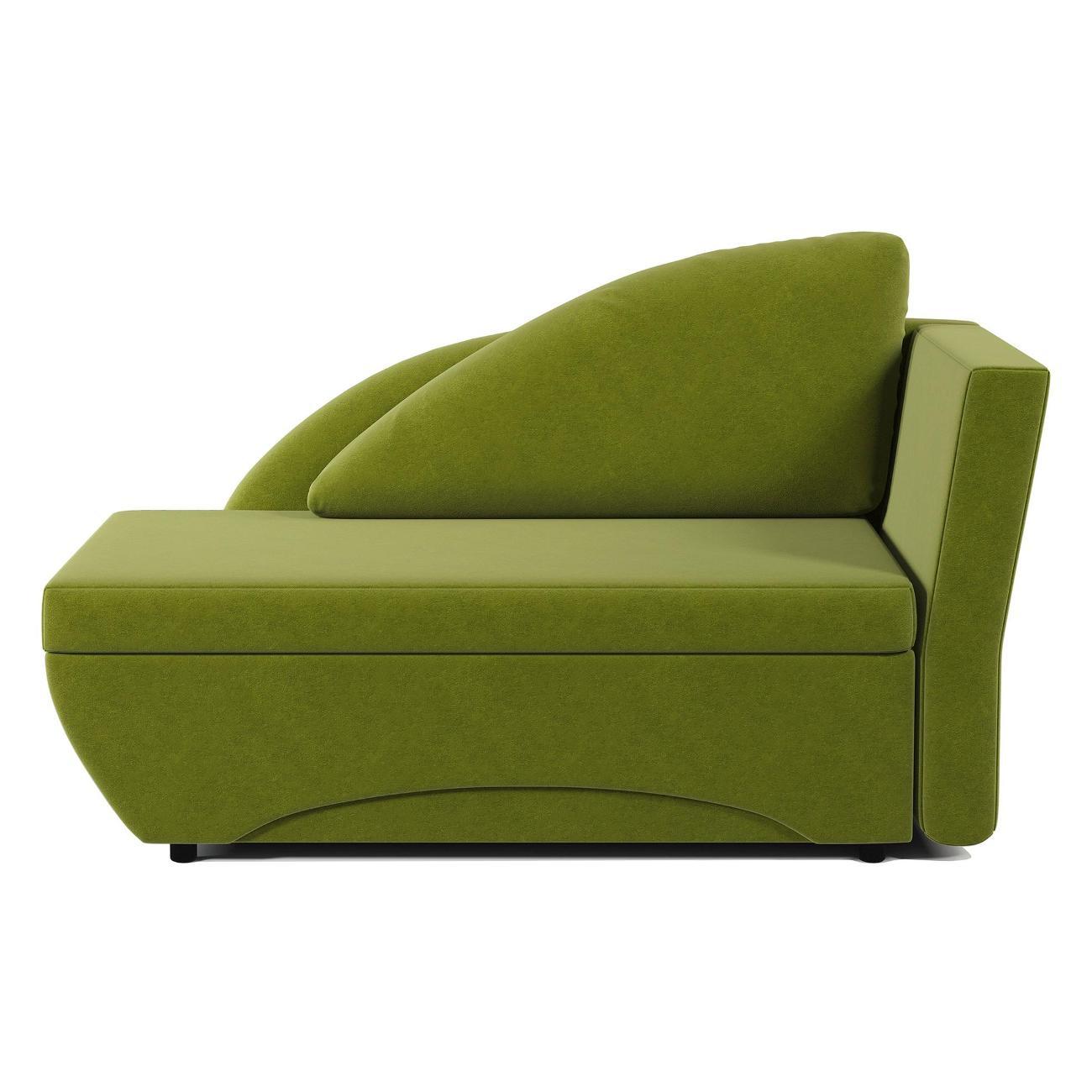 Кушетка Шарм-Дизайн Трио правый велюр Дрим эппл