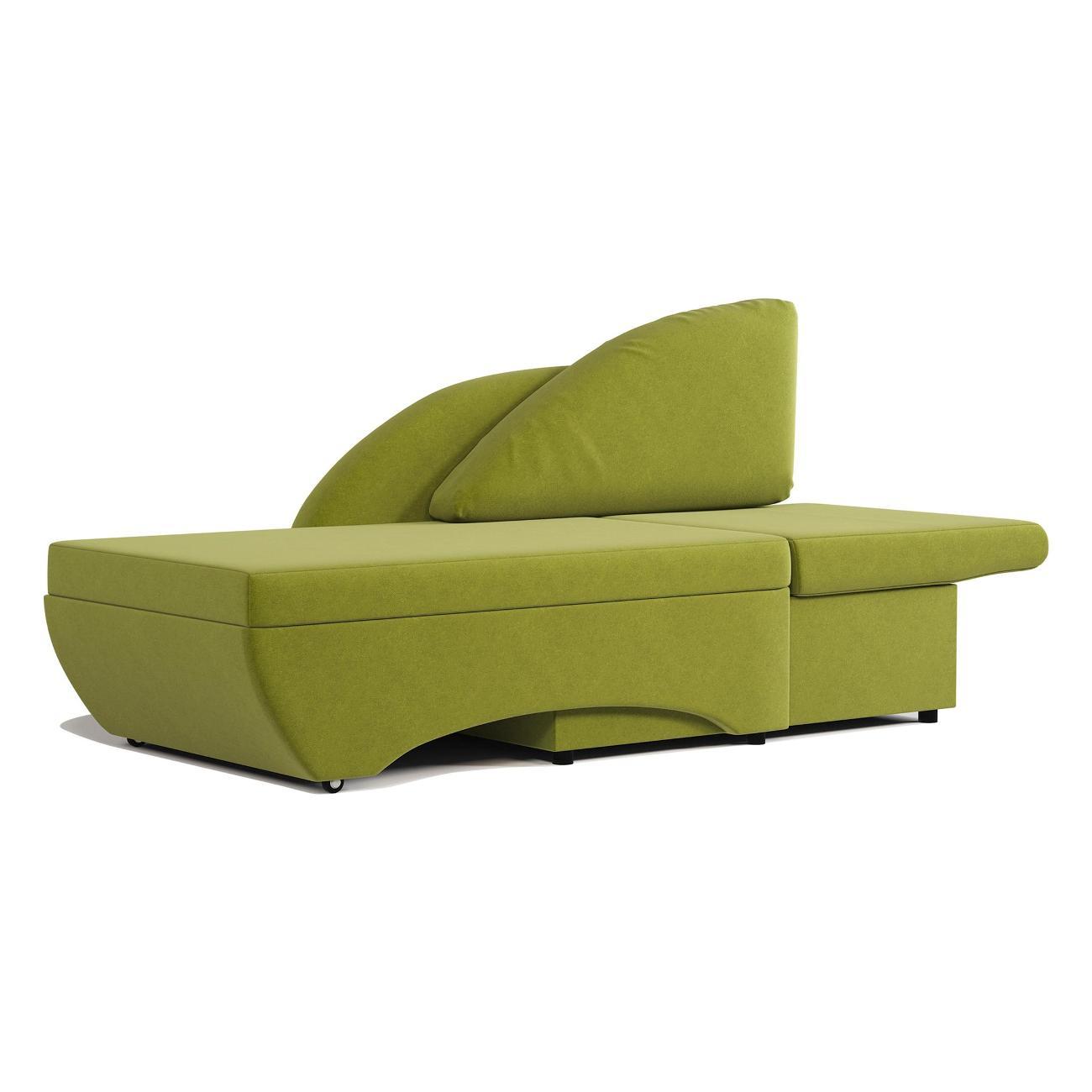 Кушетка Шарм-Дизайн Трио правый велюр Дрим эппл