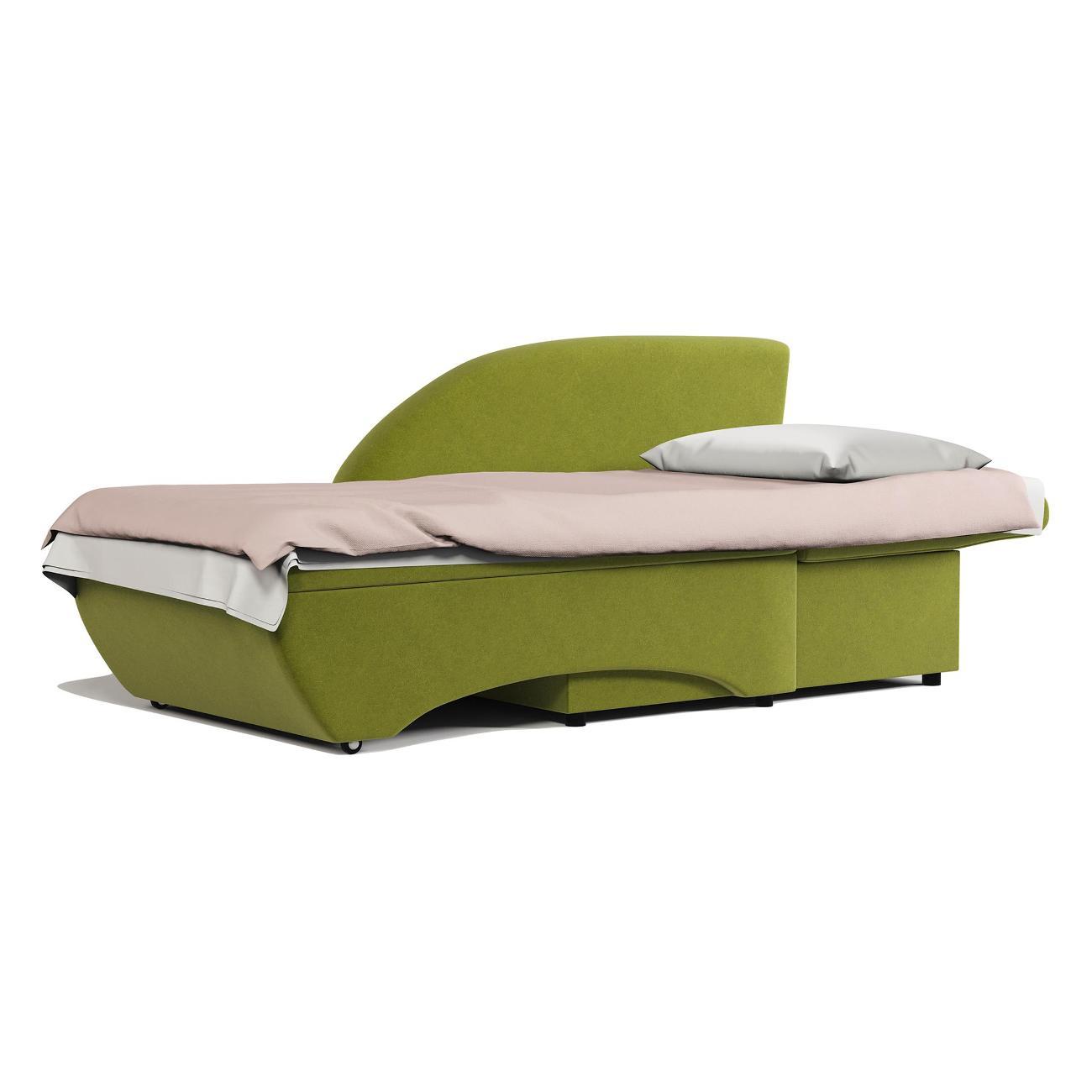 Кушетка Шарм-Дизайн Трио правый велюр Дрим эппл