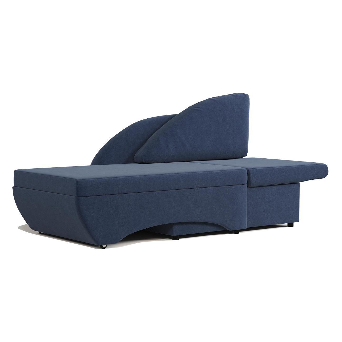 Кушетка Шарм-Дизайн Трио правый велюр Ультра миднайт
