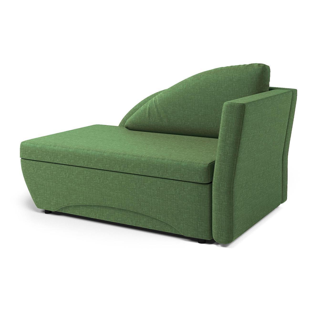 Кушетка Шарм-Дизайн Трио правый рогожка зеленый