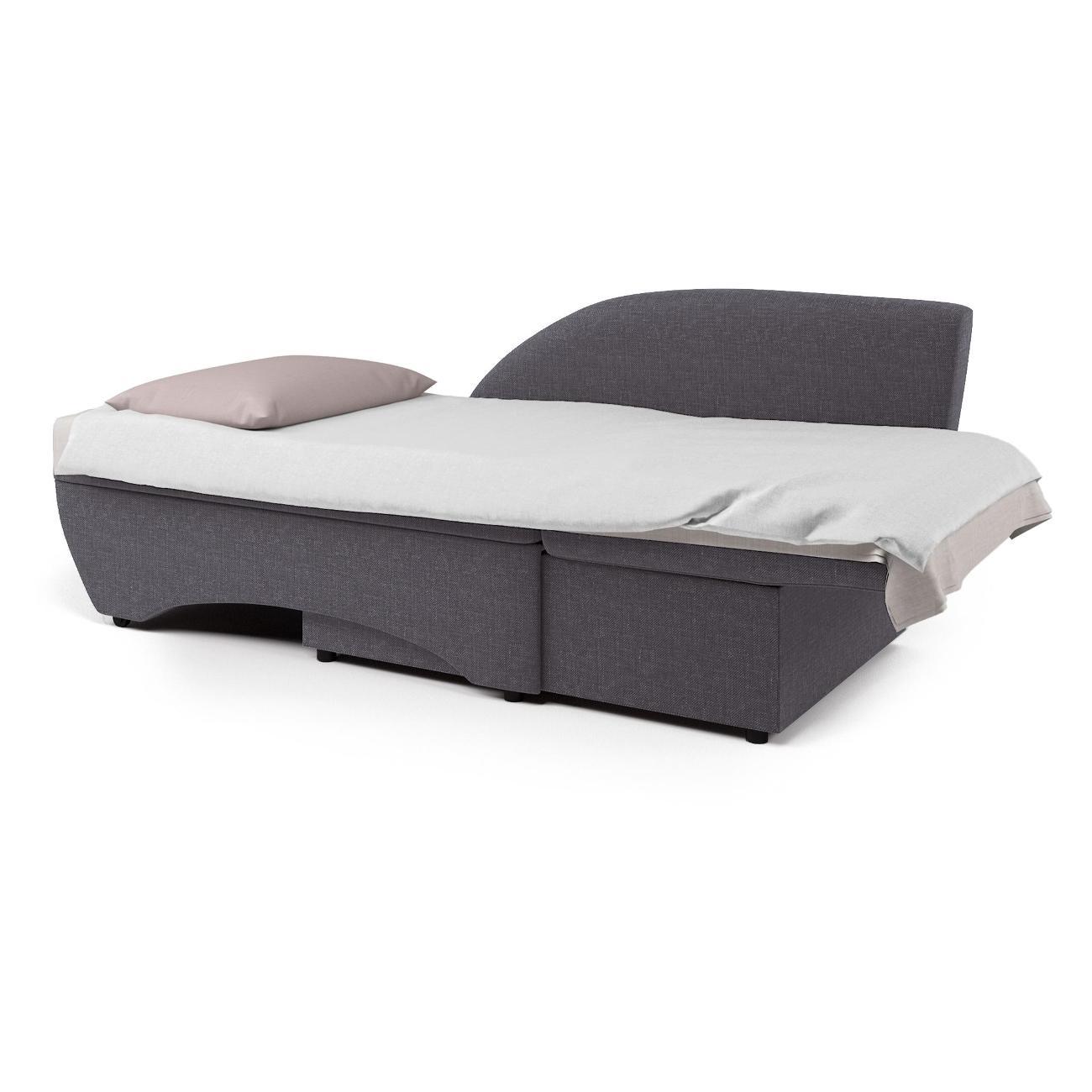 Кушетка Шарм-Дизайн Трио правый рогожка серый