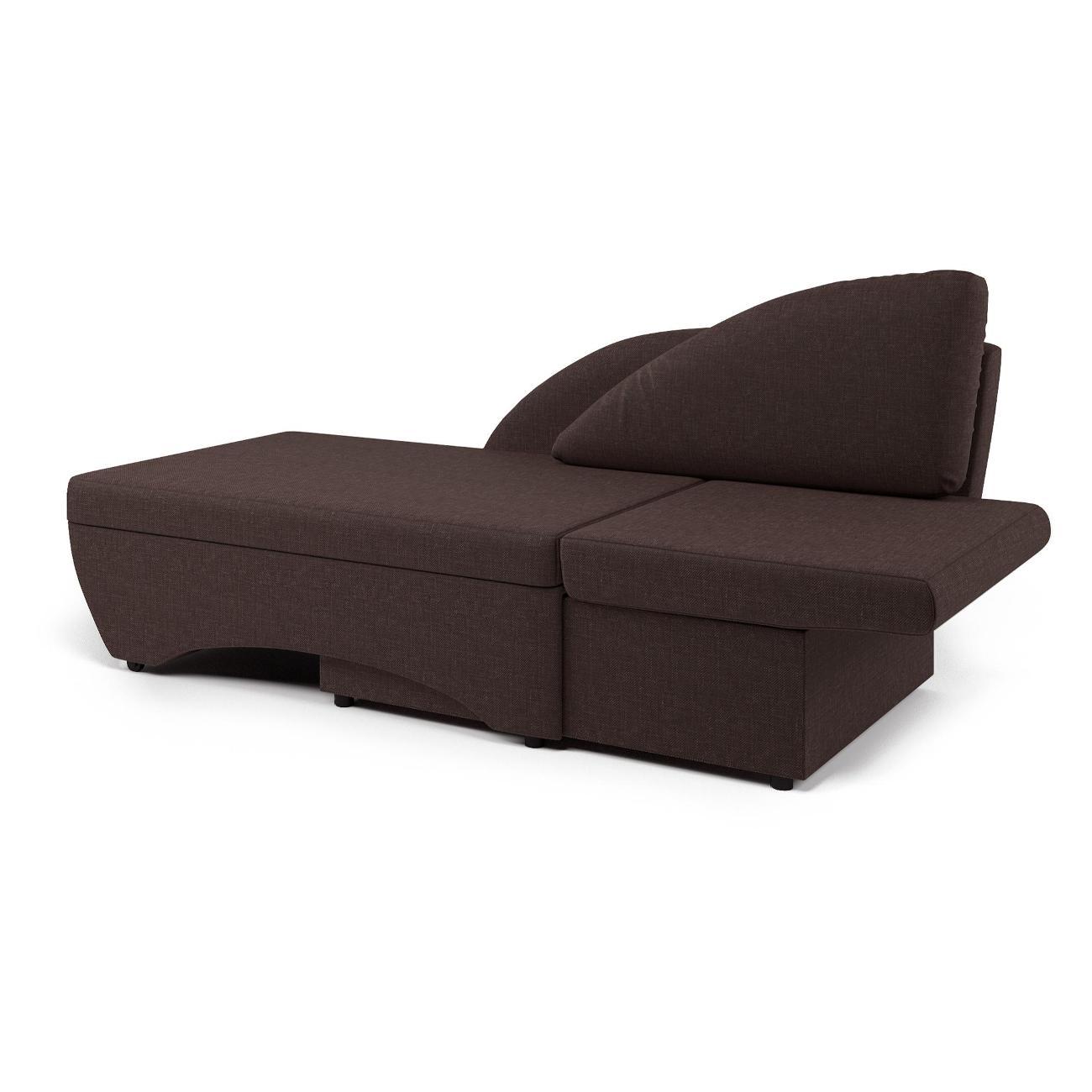 Кушетка Шарм-Дизайн Трио правый рогожка шоколад