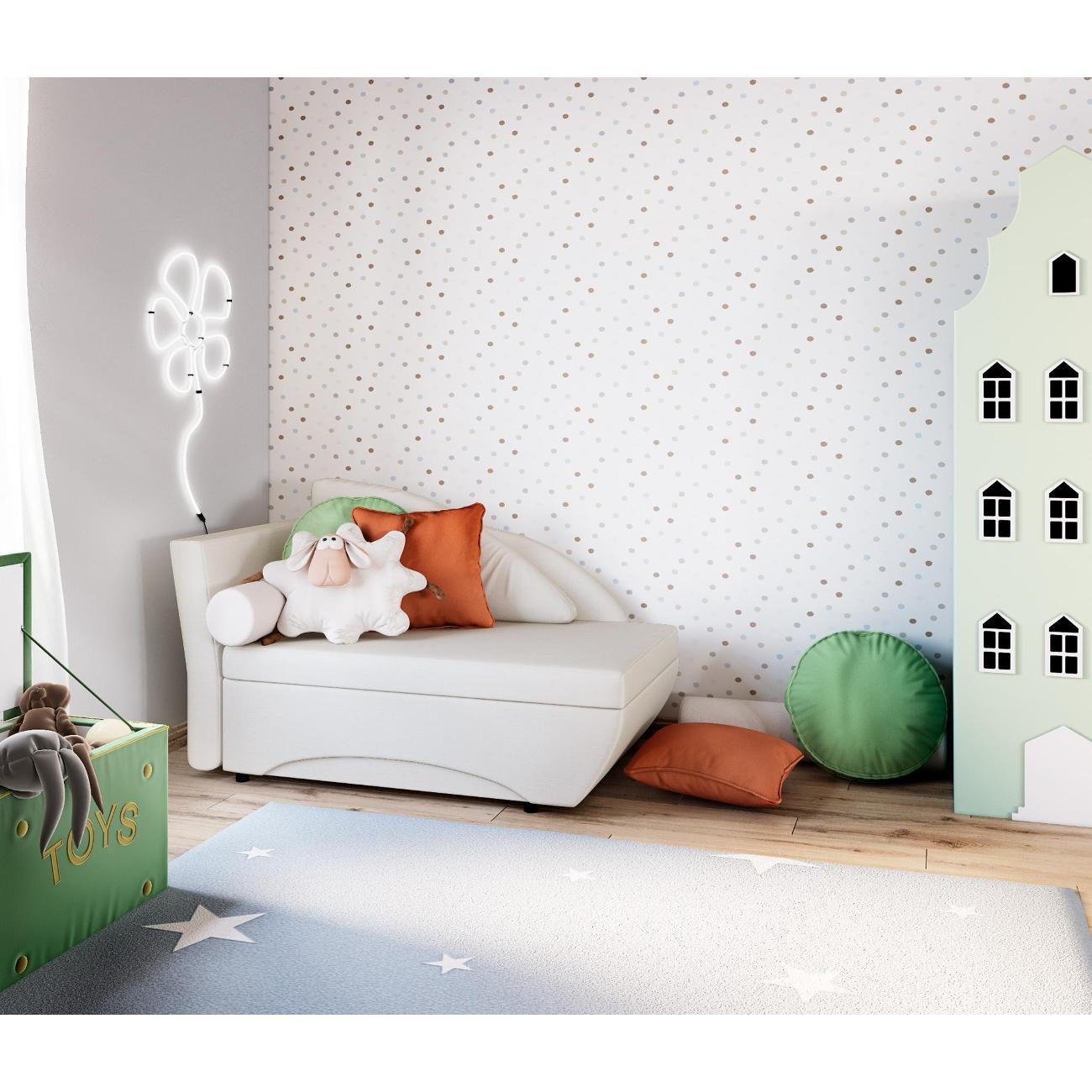 Кушетка Шарм-Дизайн Трио рогожка бежевый