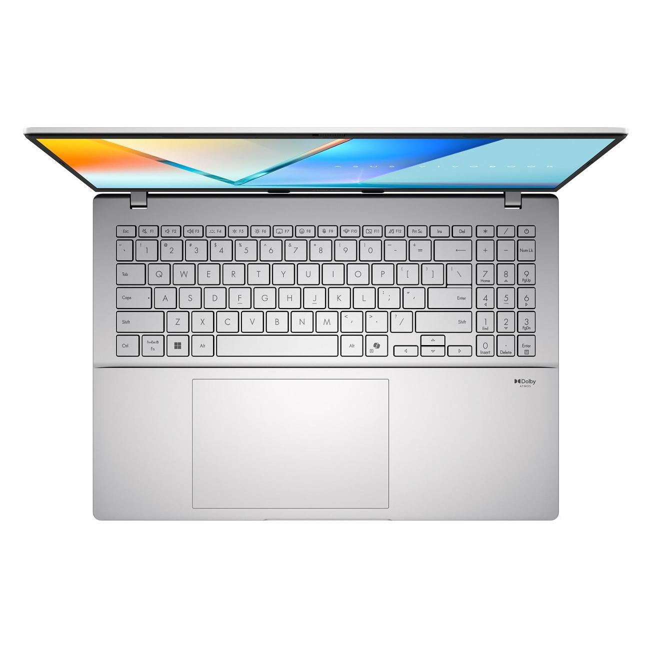 Ноутбук ASUS Vivobook S16 S3607VA-RP170 16"/Core 5-210H/16Гб/512Гб/noOS/Серебро(90NB1671-M00C80)