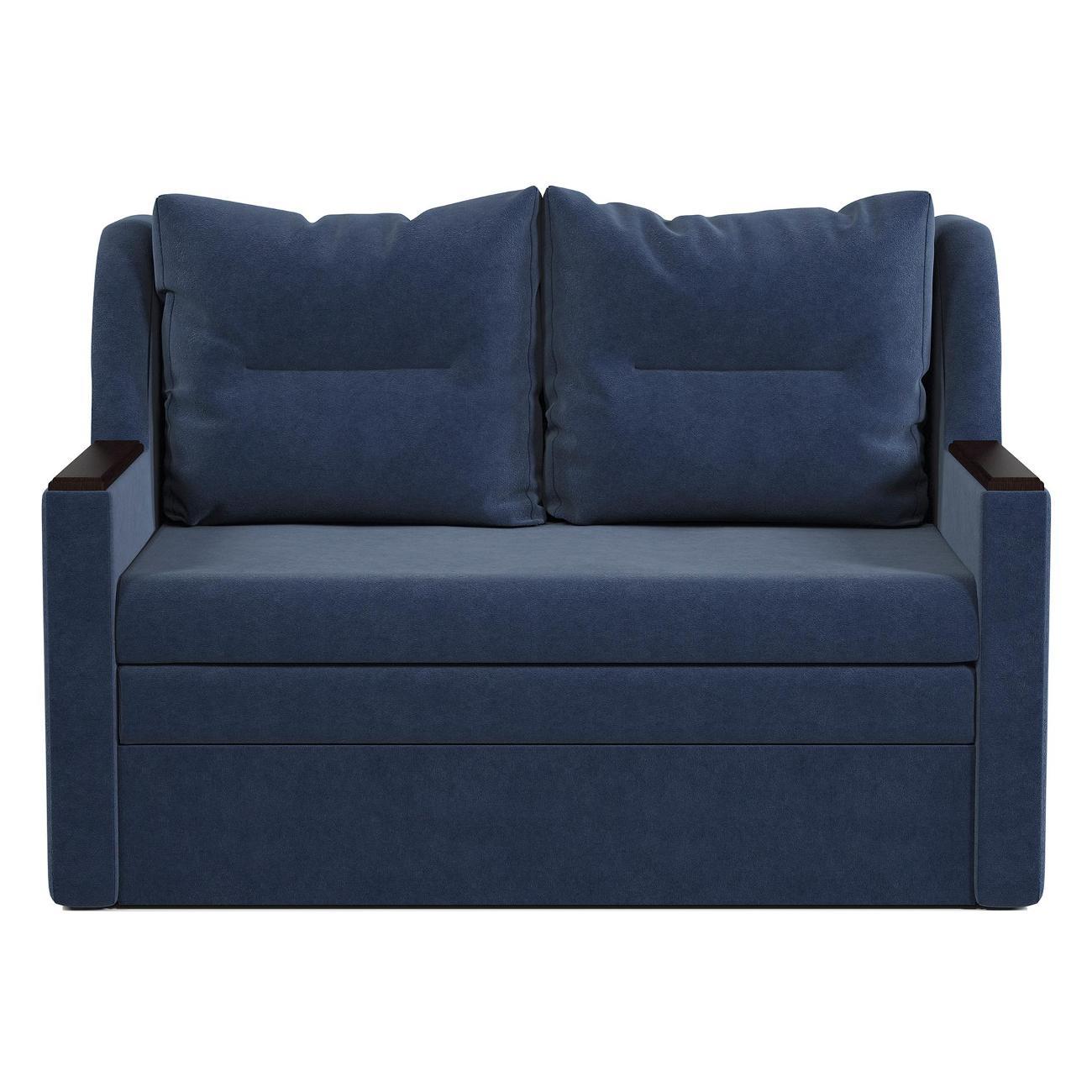 Диван Шарм-Дизайн Дуэт раскладной велюр Ультра миднайт
