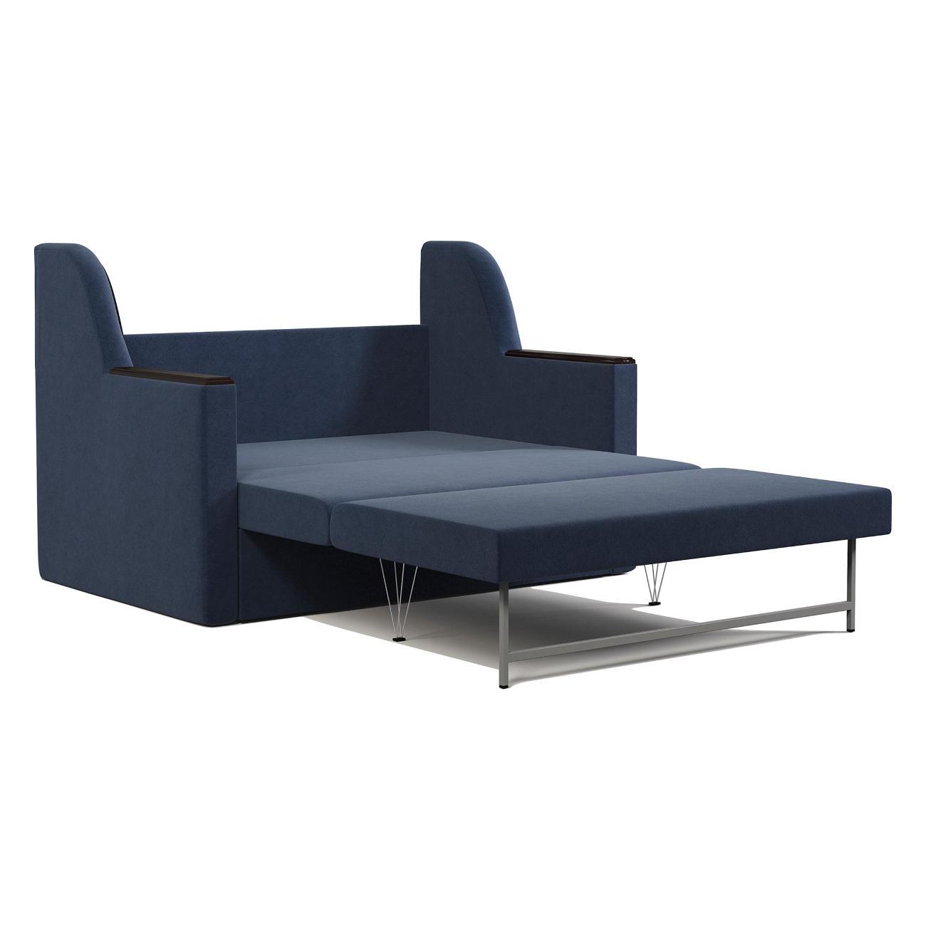 Диван Шарм-Дизайн Дуэт раскладной велюр Ультра миднайт