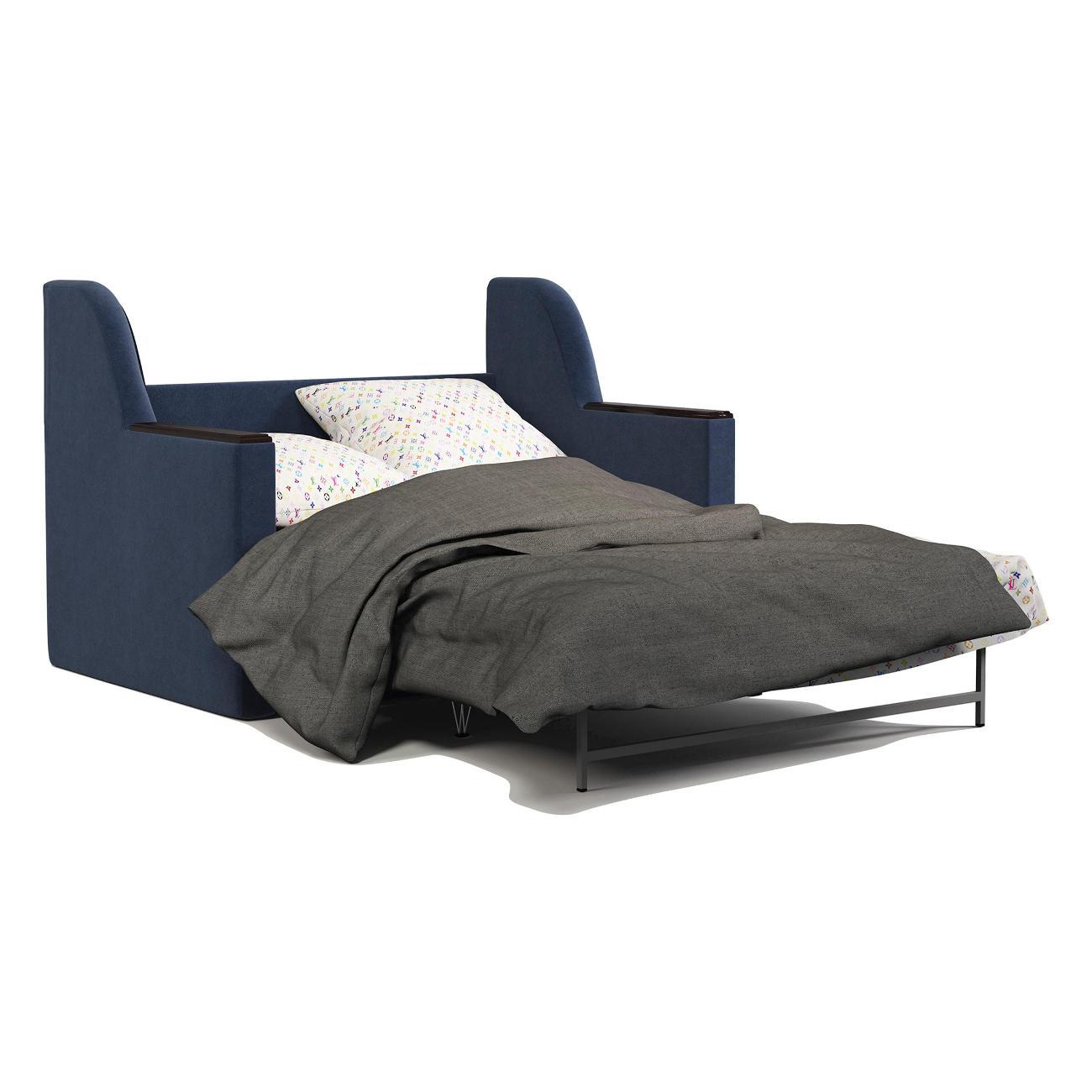 Диван Шарм-Дизайн Дуэт раскладной велюр Ультра миднайт