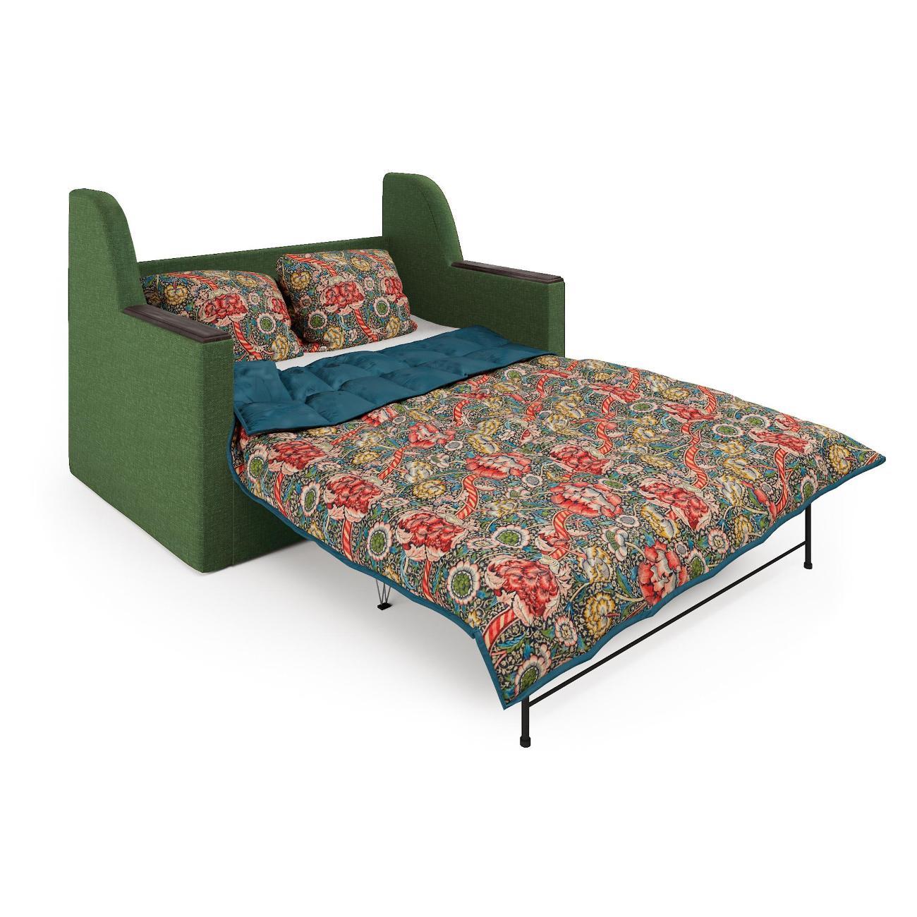 Диван Шарм-Дизайн Дуэт раскладной зеленый