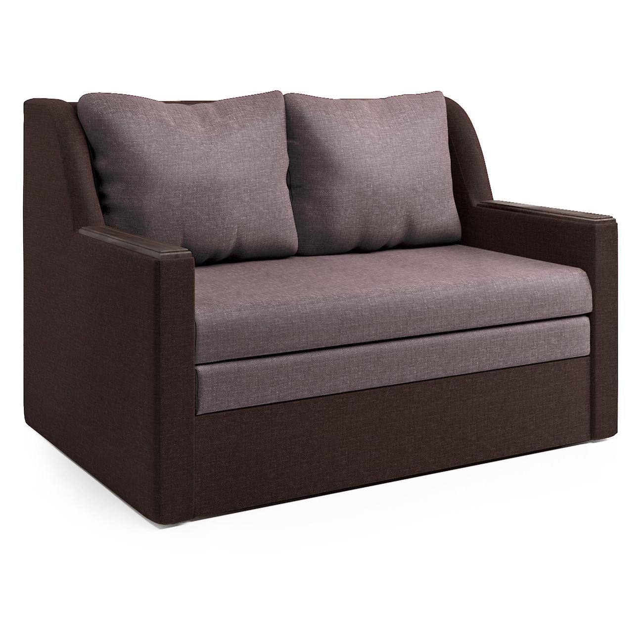 Диван Шарм-Дизайн Дуэт раскладной шоколад и латте