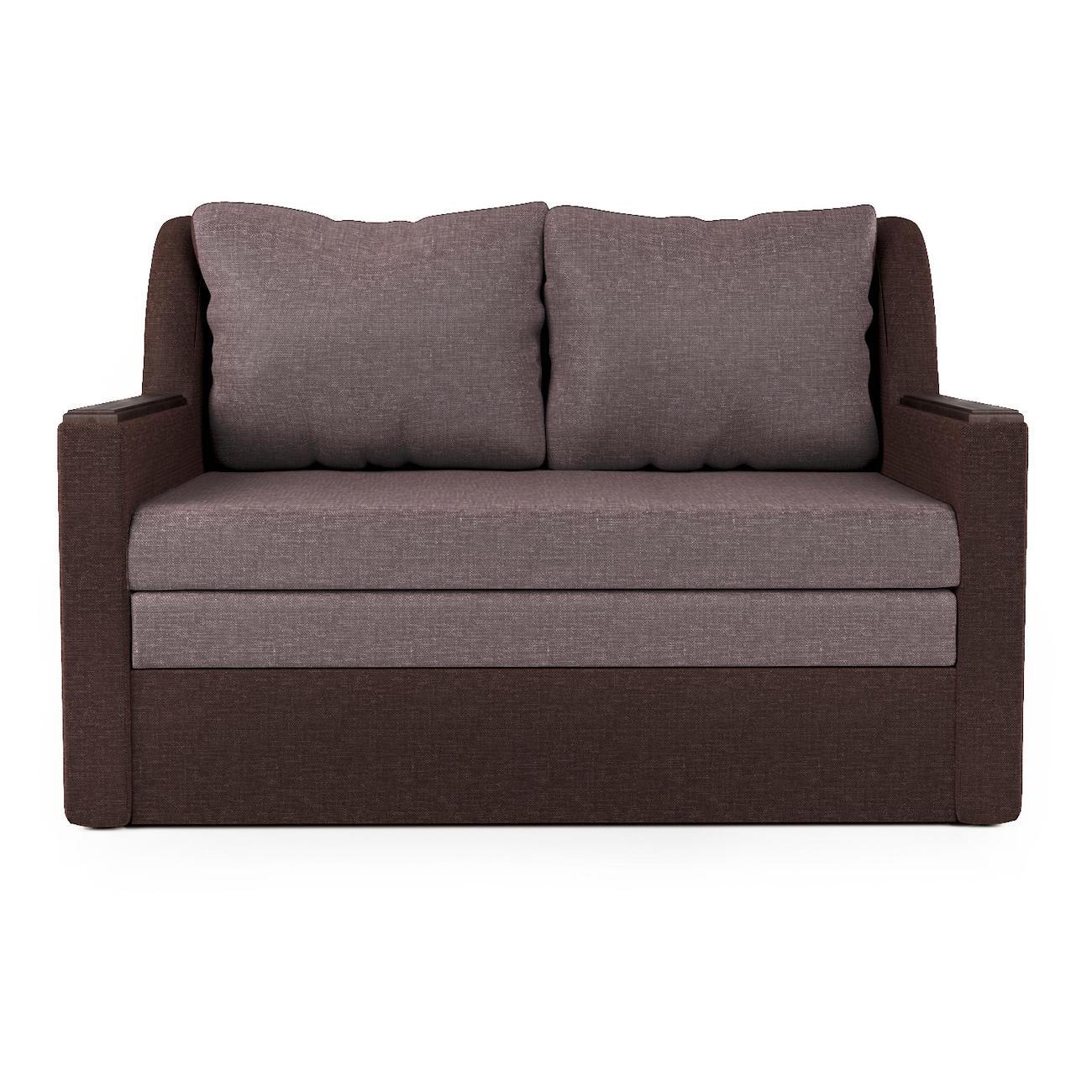 Диван Шарм-Дизайн Дуэт раскладной шоколад и латте