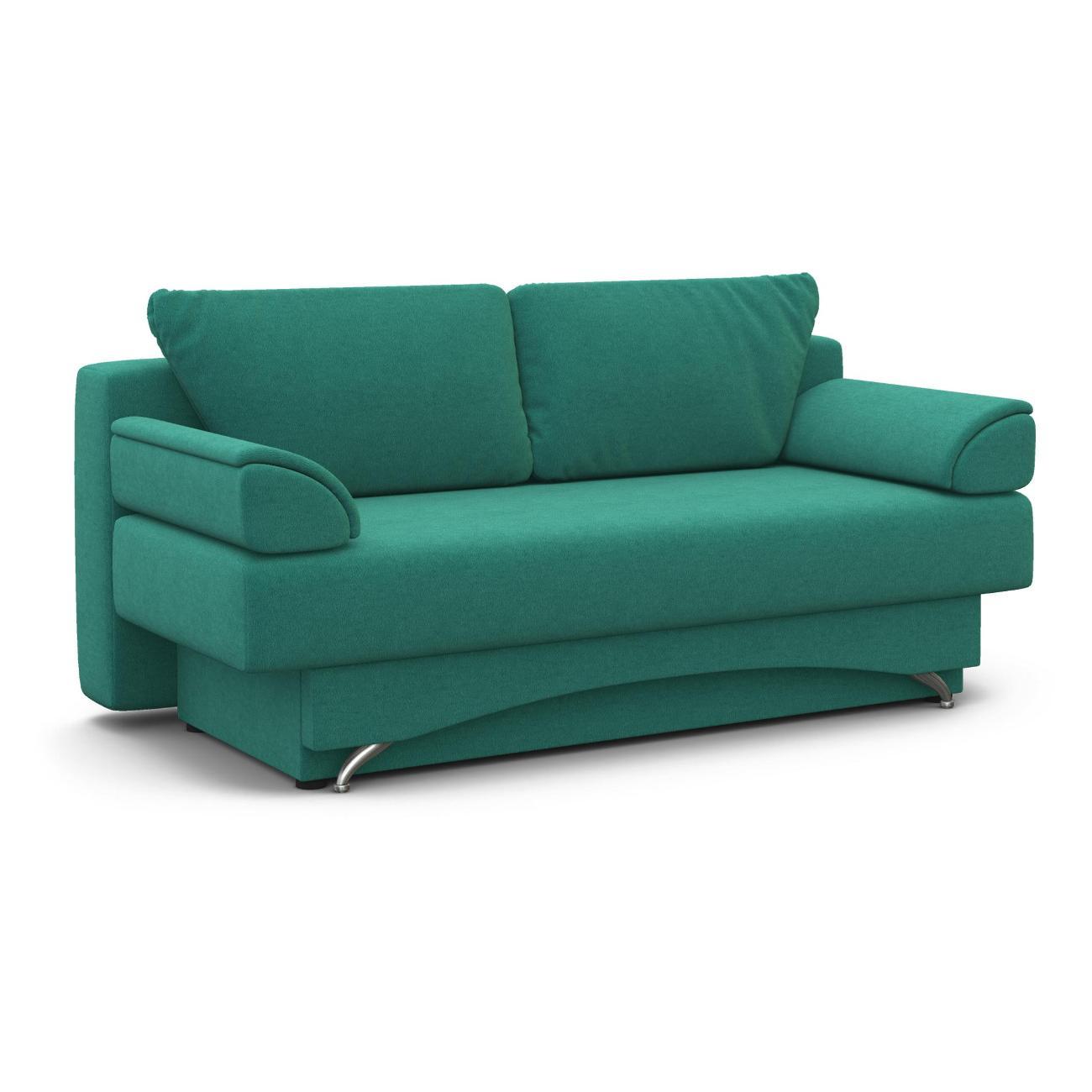 Диван Шарм-Дизайн Евро 130 прямой раскладной велюр бирюзовый