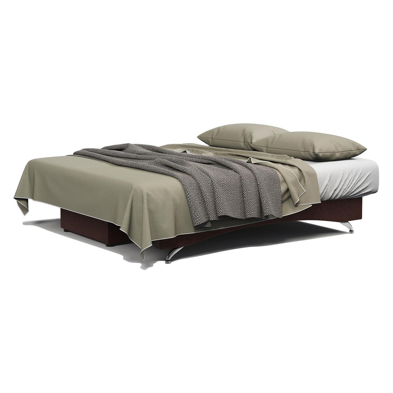 Диван Шарм-Дизайн Евро 130 прямой раскладной велюр Дрим шоколад