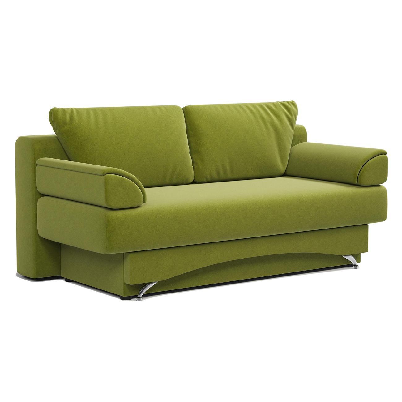 Диван Шарм-Дизайн Евро 130 прямой раскладной велюр Дрим эппл