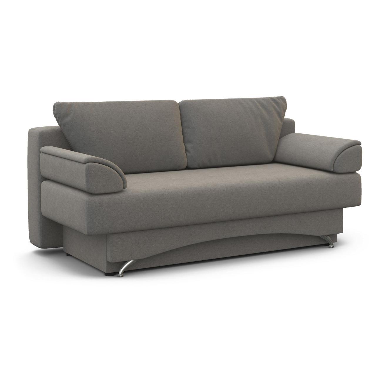 Диван Шарм-Дизайн Евро 130 прямой раскладной велюр серый